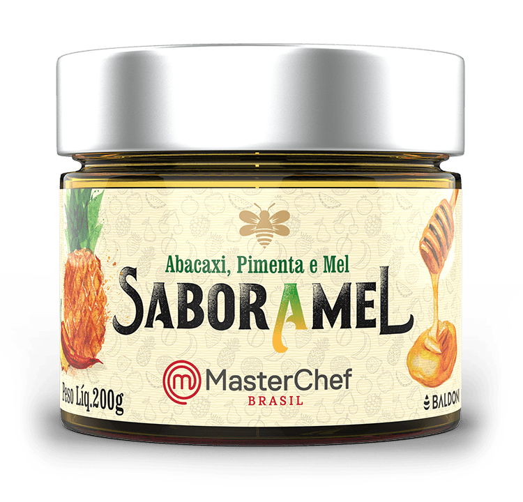 Saboramel MasterChef Brasil sabor Abacaxi com Pimenta e Mel 200g