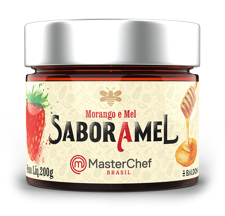 Saboramel MasterChef Brasil sabor Morango com Mel 200g